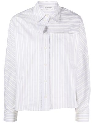 Victoria Beckham long-sleeve striped shirt - Blue