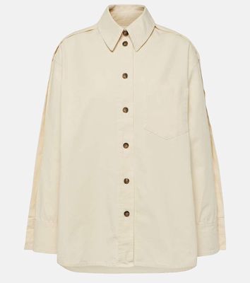 Victoria Beckham Oversized cotton shirt
