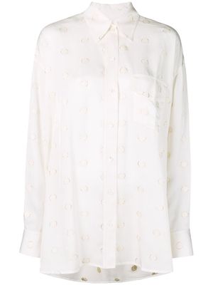 Victoria Beckham oversized shirt - White