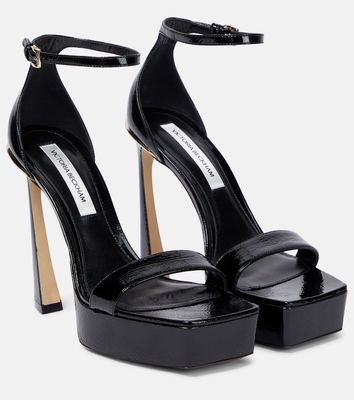 Victoria Beckham Patent leather platform sandals