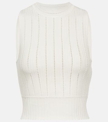 Victoria Beckham Pointelle knit top