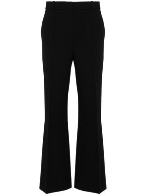 Victoria Beckham raised-seam flared trousers - Black