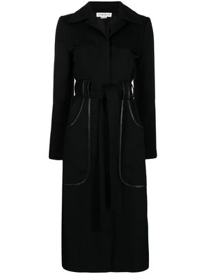 Victoria Beckham single-breasted virgin-wool coat - Black
