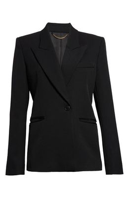Victoria Beckham Square Shoulder Jacket in Black