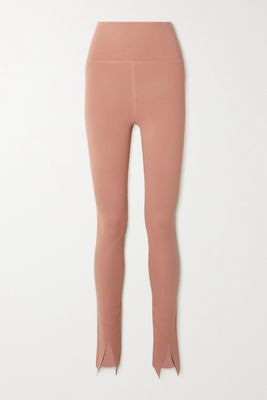 Victoria Beckham - Stretch-knit Leggings - Pink