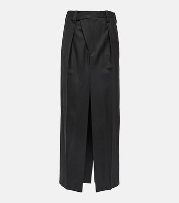 Victoria Beckham Tailored wool-blend maxi skirt