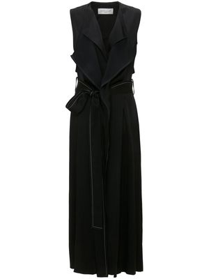 Victoria Beckham trench midi dress - Black