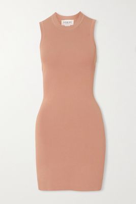 Victoria Beckham - Vb Body Stretch-knit Mini Dress - Pink