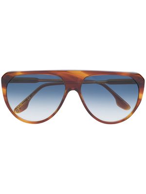 Victoria Beckham VB600S pilot-style sunglasses - Brown