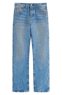 Victoria Beckham Victoria Crackled Structured Jeans in Miami Wash