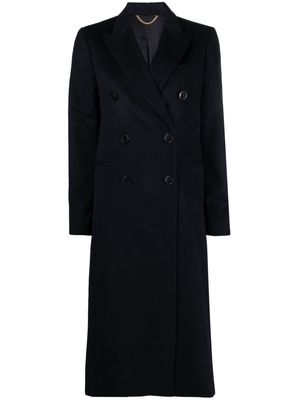 Victoria Beckham wool blend double-breasted coat - Blue