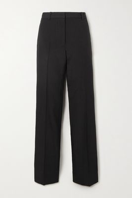 Victoria Beckham - Woven Slim-leg Pants - Black
