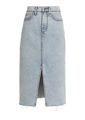 Victoria Denim Midi Skirt