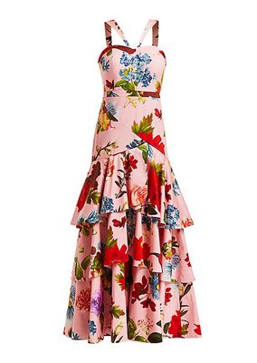 Victoria Tiered Floral Dress