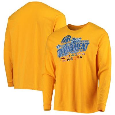 VICTORY LABEL Men's Gold SEC 2020 Conference Tournament Long Sleeve T-Shirt