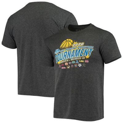 VICTORY LABEL Men's Heathered Charcoal SEC 2020 Women's Conference Tournament T-Shirt in Heather Charcoal