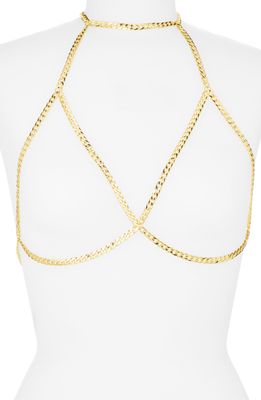 VIDAKUSH Curb Chain Bikini Body Jewelry in Gold