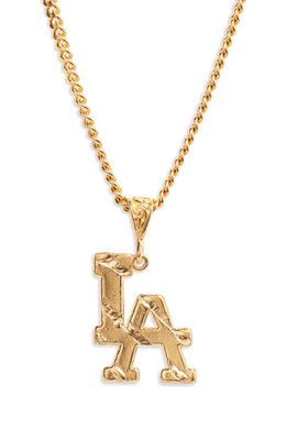 VIDAKUSH LA Love Pendant Necklace in Gold