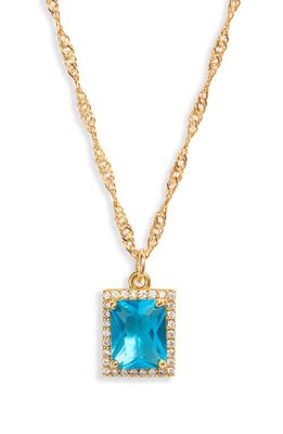 VIDAKUSH The Vixen Pendant Necklace in Light Blue