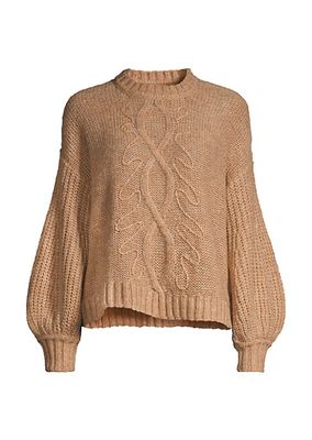 Vienna Knit Appliqué Sweater