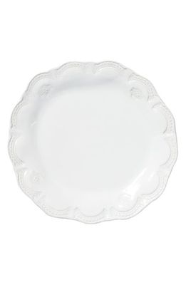 VIETRI Incanto Stone Lace Dinner Plate in White