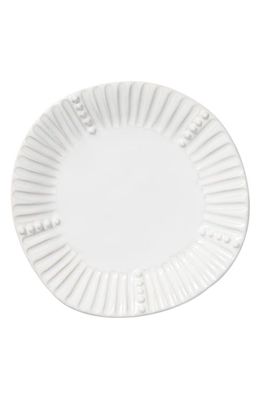 VIETRI Incanto Stone Stripe Salad Plate in White