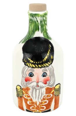VIETRI Nutcracker Holiday Olive Oil Bottle in Multi