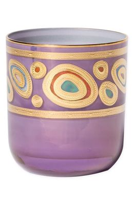 VIETRI Regalia Double Old-Fashioned Glass in Purple