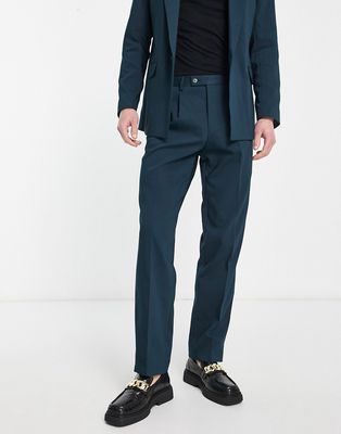 Viggo lavoir suit pants in petrol blue