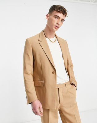 Viggo pierre suit jacket in beige-Yellow