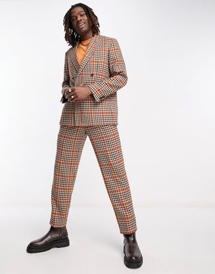 Viggo pires plaid suit jacket in beige-Neutral