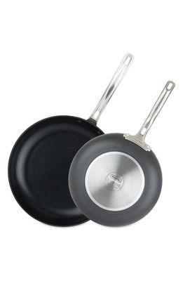 Viking 10-Inch & 12-Inch Hard Anodized Nonstick Frying Pan Set in Black