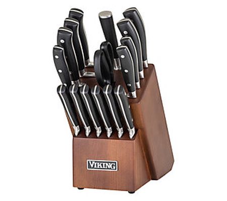 Viking 17-Piece Cutlery Set with Block