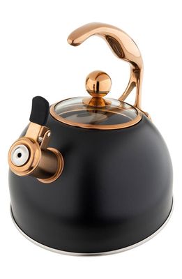 Viking 2.6-Quart Tea Kettle in Black/Copper