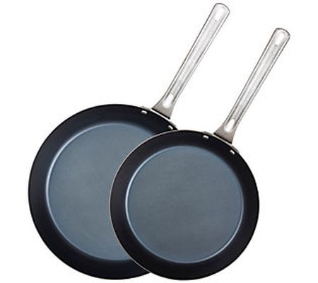 Viking 2-Piece Blue Carbon Steel Fry Pan Set