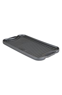Viking 20-Inch Cast Iron Double Burner Reversible Griddle & Grill in Black
