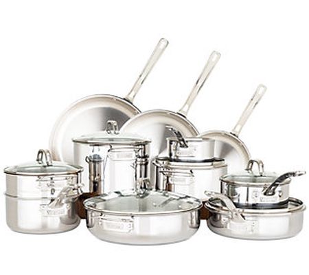 Viking 3-Ply 17-Piece Stainless Steel Cookware et