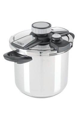 Viking Easy Lock Clamp 8-Quart Pressure Cooker with Steamer in None