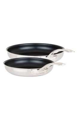 Viking Set of 2 3-Ply Nonstick Stainless Steel Fry Pans