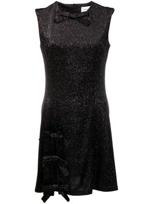 Viktor & Rolf bow-detail A-line minidress - Black