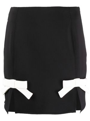 Viktor & Rolf bow-detail mini skirt - Black