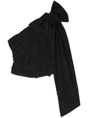 Viktor & Rolf bow-detail one-shoulder blouse - Black