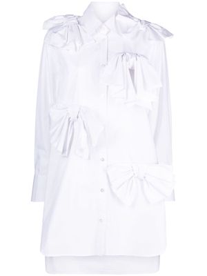 Viktor & Rolf bow-detail shirtdress - White