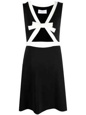 Viktor & Rolf bow-detail sleeveless mini dress - Black