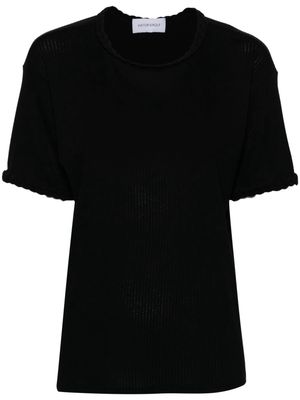 Viktor & Rolf braid-detail cotton T-shirt - Black