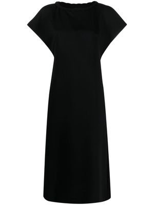 Viktor & Rolf braided-collar A-line dress - Black