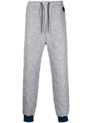 Viktor & Rolf diamond-quilted track pants - Grey