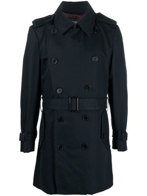 Viktor & Rolf double-breasted belted trench coat - Blue