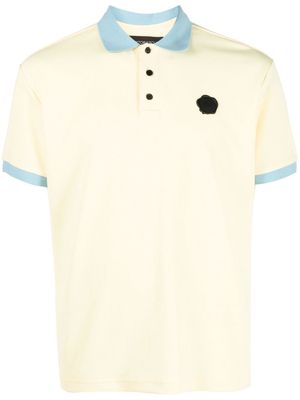 Viktor & Rolf logo-patch polo shirt - Yellow