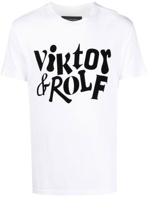 Viktor & Rolf logo-print cotton T-shirt - White